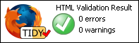 HTML Validates, without errors and warnings